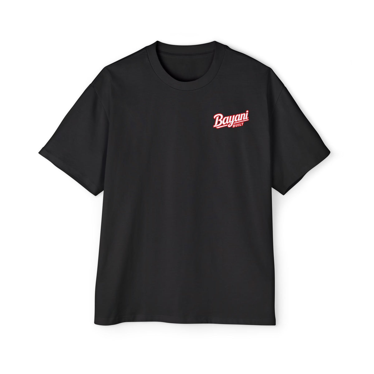 BayaniBuilt YES, I WORK HERE heavyweight graphic tee in Black