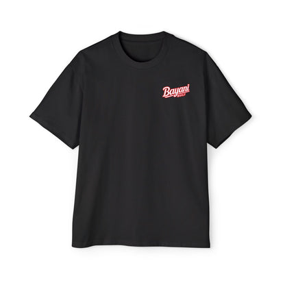 BayaniBuilt YES, I WORK HERE heavyweight graphic tee in Black